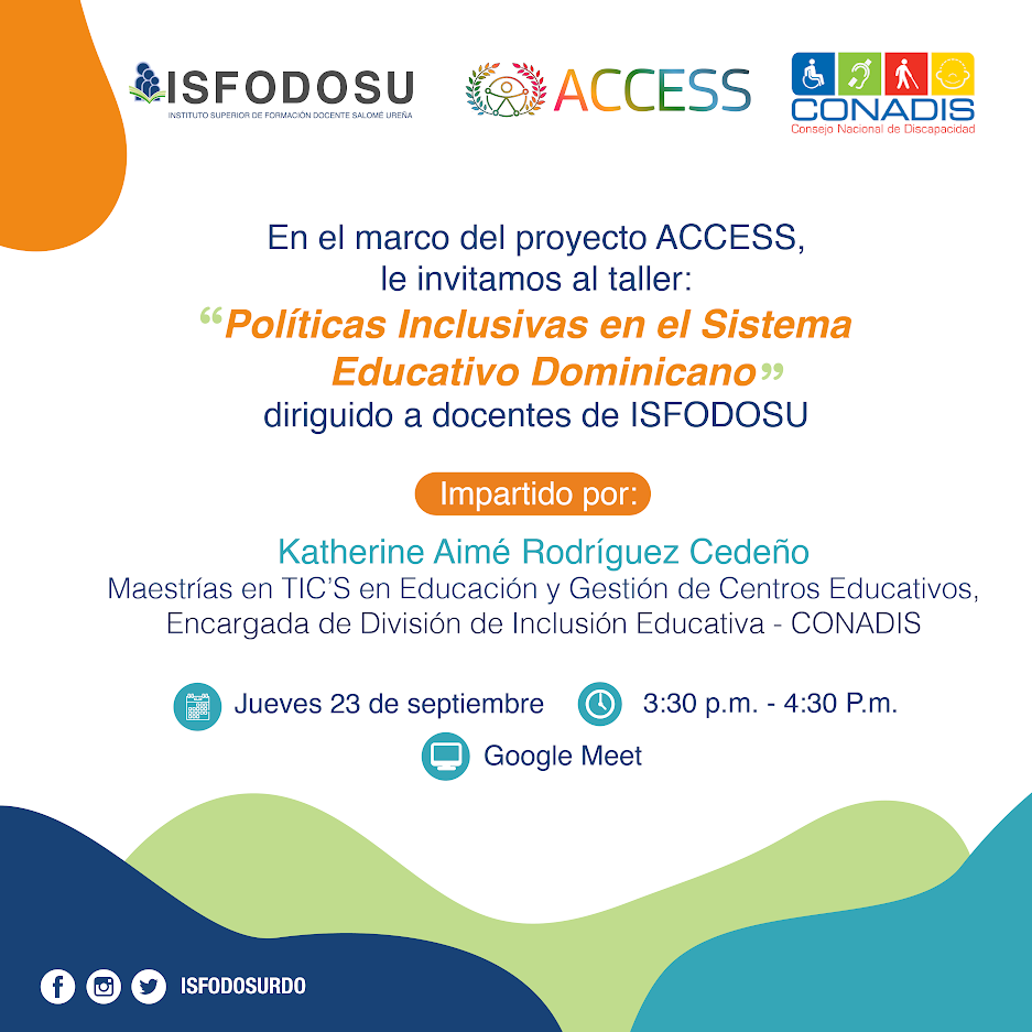 ISOFODOSU Políticas Inclusivas
