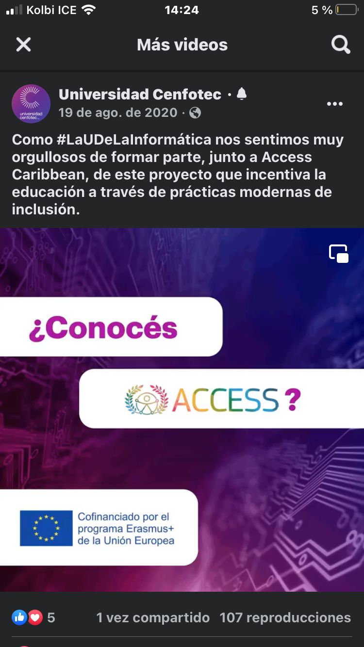 UCENFOTEC anuncio ACCESS