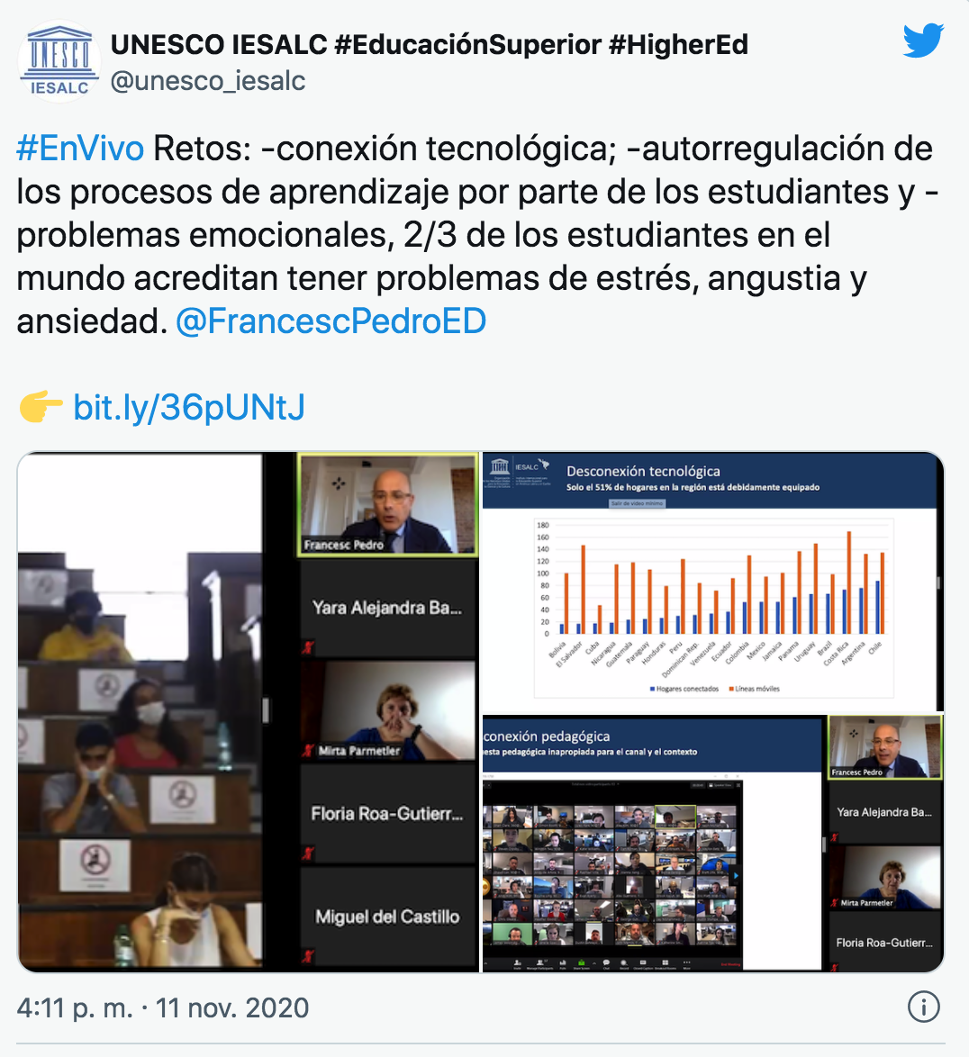 “El día después: Retos de la Educación Superior ante la Nueva Normalidad”