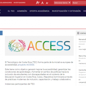 ITCR link a ACCESS website