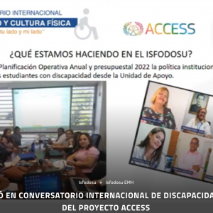 ISFODOSU congreso discapacidad y cultura física