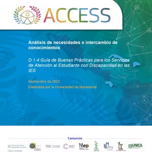Guía de Buenas Prácticas para los servicios de atención al estudiante con discapacidad