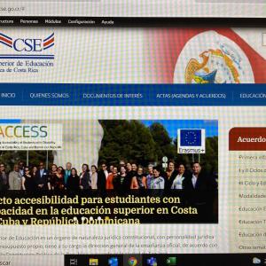 Divulgación del proyecto en la web el MEP