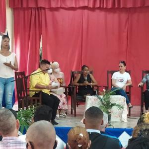 Encuentro entre estudiantes con discapacidad de la Universidad de Las Tunas